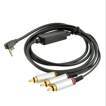 Cablu AV, Video 3RCA Adaptor Cablu de Extensie de Linie de Înlocuire Componentă Cablu pentru PSP2000 3000 -3Meters