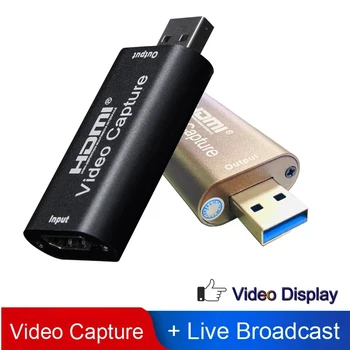 Card de Captura Video USB3.0 2.0 HDMI Video Grabber Record de Box pentru PS4 Jocul DVD Video Camera de Înregistrare de Live Streaming de Difuzare