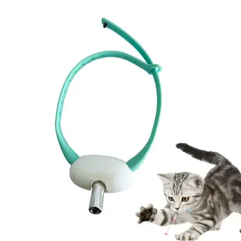 Cat Guler Inteligent Laser Pointer Guler Jucarie Pisica ușor de Purtat Zgarda Cu baterie Reîncărcabilă USB Port de Încărcare Interior Cat Interactive Toy