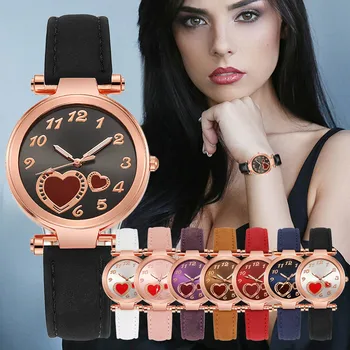 Ceasuri femei de Brand de Moda de Lux Doamnelor Ceas de Ceas din Piele pentru Femei de sex Feminin Cuarț Ceasuri de mana Montre Femme Relogio Feminino