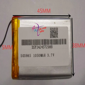 cel mai bun baterie brand Dimensiune 503845 3.7 V, 1050mah tableta cu Bord de Protecție Pentru GPS Bluetooth Digital Produs Gratuit