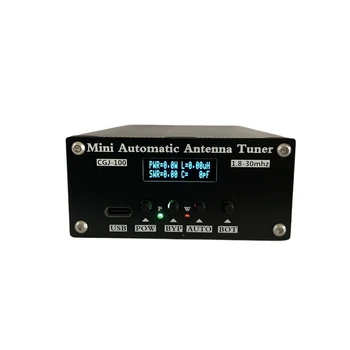 CGJ-100 1.8-30Mhz Mini Automatic Antenna Tuner Cu 0.91 Inch Display OLED De 5-100W unde Radio pe unde Scurte