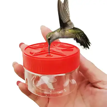 Colibri Alimentator Creativ Portabil Bird Food Container Colibri Bautor De Grădină În Aer Liber Furnizează Mână Alimentator Portabil