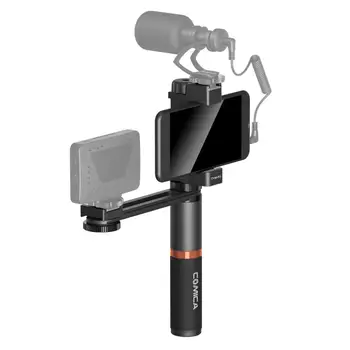 Comica MCV-R3 Smartphone Video Instalație de Mână Mâner Stabilizatoare Kit pentru iPhone X 8 7 6s Plus pentru Samsung Huawei etc.