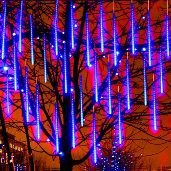 Craciun cu LED-uri de Meteoriți Șir de Lumini Garland Ghirlandă de Vacanță Benzi de Lumină în aer liber pentru Strada Fairy Garden Decor Navidad