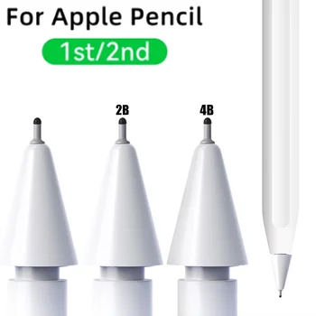 Creion Sfaturi pentru Apple Pencil 1-a a 2-a Generație de Înlocuire Penițe de scris de Înaltă Sensibilitate Silențios și rezistent la Uzură Stylus Pen Sfaturi
