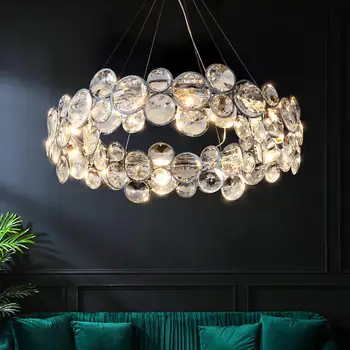 Cristal pandantiv lampă living, sala de mese, hol, dormitor lampă de plafon casa de lux decor creativ droplight