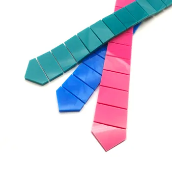 Culoare Solidă Plexiglas Glossy De Moda Colorat Subțire Cu Dungi, Cravata Skinny Stil Casual Cravată Cravată Mai Multe Culori