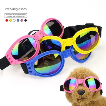 Culori de Moda pentru animale de Companie Caini ochelari de Soare Impermeabil Ochelari Pentru întreprinderile Mici Mijlocii Mari Câini Protectie UV Ochelari de soare Accesorii pentru animale de Companie