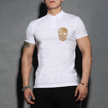 De Vară la modă pentru Bărbați T-Shirt Supradimensionate de Înaltă Calitate Tesatura Confortabil Respirabil Polo Tricou Noi Topuri Plus Dimensiune 5XL P132