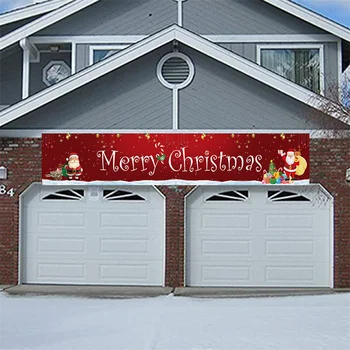 Decor de crăciun în aer liber Banner Crăciun Fericit Decoratiuni pentru Casa 2022 Crăciun Cadou de Crăciun Noel Natal An Nou Fericit 2023