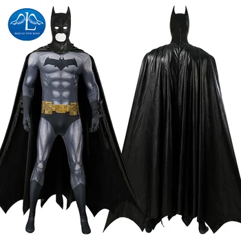 Desene animate Bat Costum de Halloween Războiului Bat Cosplay Custome Bruce Wayne Zentai pentru Bărbați Costum super-Erou Cosplay Salopeta