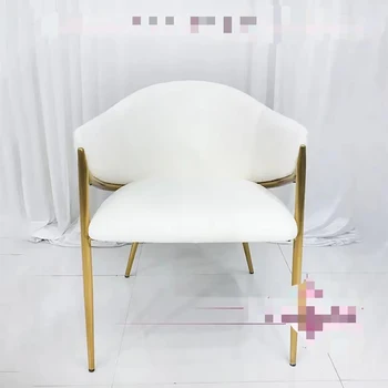din oțel inoxidabil de aur sufragerie scaun tapitat restaurant modern, mese scaune de catifea
