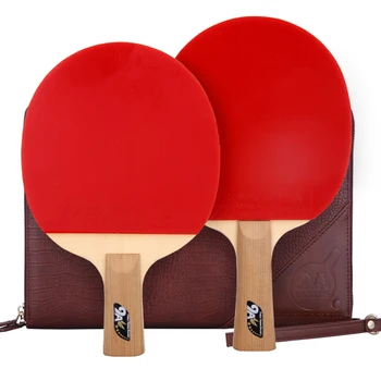 Dublu Pește 9A profesionale din piele de ping-pong acoperi bat tenis de masă