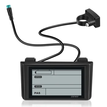 Ebike SW900 Display LCD Control 24/36/48/60/72V Viteză Metru Vitezometru cu Fir rezistent la apa Plug cu USB Parte de Biciclete