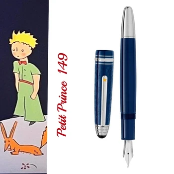 Ediție specială Petit Prince 149 Clasic Stilou MB Albastru Inchis Rășină de Relief Birou de Scris Rollerball Pen Cu Numărul de Serie