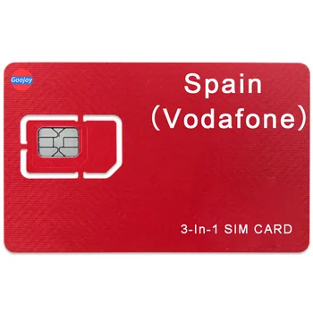 Europa Spania Vodafone Cartela Sim,Europa De Date Prepaid Card,Supersize De Date,Apeluri Nelimitate,Marea Britanie, Elveția Preîncărcate Pachet De Date