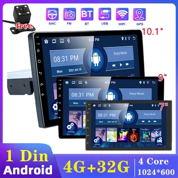 Evean 4G 32G Quad Core Android 12 Radio Auto 7/9/10inch 1din Auto Multimedia Player Centrală Unitate de Cap