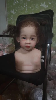 FBBD Personalizate Ofertei Limitate 32inch Renăscut Baby Doll Meili Cu Mâna-Înrădăcinate Parul Cret Pictat Kituri Cu Connetors