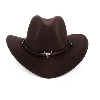 Femei Mens Palarie Cowgirl Cowboy Wild West Pălării De Vest Articole Pentru Acoperirea Capului Margine Largă Cap Pălăria În Aer Liber