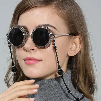 Femeile Corzi Gât Imitații De Perle Lanțuri Suport Pahare Cablul Curea Ochelari De Soare Ochelari De Coarde