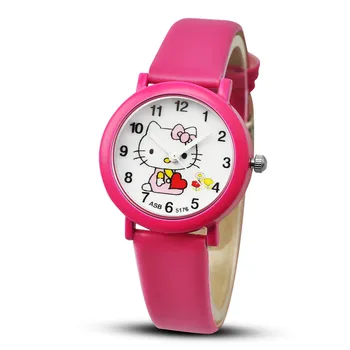 Fierbinte de Vânzare Sanrio Periferice Katy Ceas de Fete Ceas Bomboane Culoare Curea Ceas de Moda pentru Copii Ceas Electronic Cadouri de Vacanță