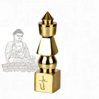 Figurine de Cupru Pur Stupa Tathagata Comoara Tarpauline Pentru a Ascunde Fiul de Cinci Roata de Cupru Pagoda Ornamente Budism