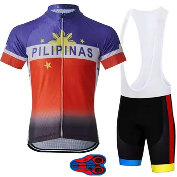 Filipine Pro Echipa De Vară Ciclism Jersey Set Mtb Îmbrăcăminte Respirabil Scurtă Tricou Motocicleta Maillot Ciclismo Sport Salopete