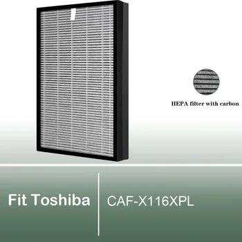 Filtru deodorizant pentru Toshiba CAF-X116XPL Purificator de Aer HEPA filtru cu carbon Compozit Filtru