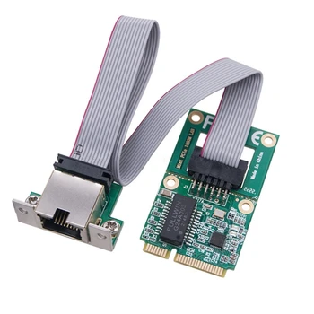 Gigabit Ethernet Mini PCI-E PCI EXPRESS Card 10/100/1000Mbps LAN Ada