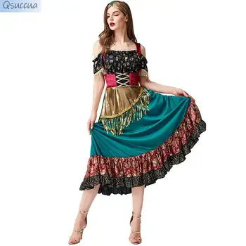 Halloween Spectacol De Flamenco Costum De Scenă Ghicitorul Fata