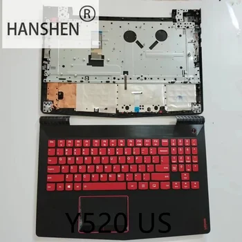 HANSHEN NE-Tastatura Laptop Pentru Lenovo R720 Y520 Y720 Y530 Y730 R720-15IKB cu C Cazul Integrat Pălărie Neagră Iluminare de fundal Roșu