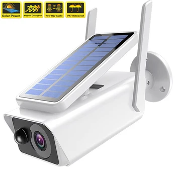 HD 3MP Wireless Panou Solar WiFi Camera de Securitate în aer liber Protecție de Supraveghere Kamera CCTV Acasă Inteligent Baterie Reîncărcabilă Cam