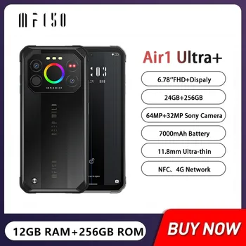 IIIF150 Air1 Ultra+, rezistent la apă, Smartphone-uri 6.8 Inch FHD Helio G99 12GB+256GB Android 12 Telefon Mobil 7000mAh 64MP Telefon 4G