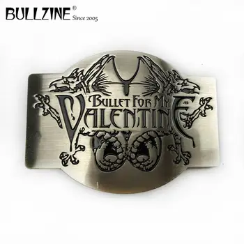 La Bullzine Valentine catarama cu email negru FP-03095 potrivit pentru 4cm latime curea .
