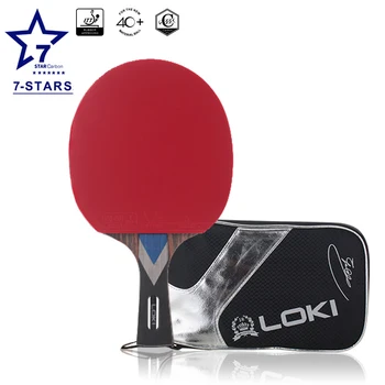 LOKI WRB de Carbon 7 Stele Racheta de Tenis de Masă de Ping-Pong Bat Cu ITTF Profesionale de Cauciuc Tabletennis Pingpong Accesorii