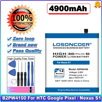 LOSONCOER 4900mAh B2PW4100 Baterie pentru Google Pixel / Nexus S1