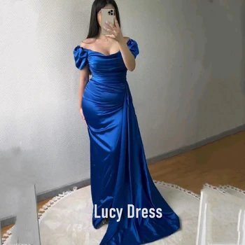 Lucy de Pe Umăr Satin Rochii de Partid Femei în Seara de Lux Rochie de Gală 2023 Sirena Rochii Formale vestidos de fiesta