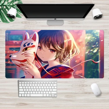 Mairuige Anime Kawaii Fata Student Mai bun Joc de vânzare Accesorii Luminoasă cu LED-uri Personalizabile 90x40 Mari Mouse Pad Xxl
