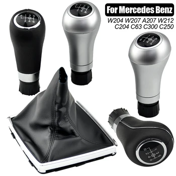 Manual De Mașină Din Piele Schimbătorului De Viteze Maneta Gaitor Boot Capac Pentru Mercedes Benz W204 C204 C63 C300 C250 W207 A207 W212 2008-2014