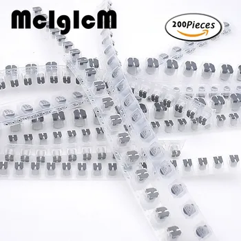 MCIGICM de Înaltă Calitate (1uF-220uF) 200pcs 10Value SMD Aluminiu Electrolitic Condensator Asortate Kit Set electronice diy kit