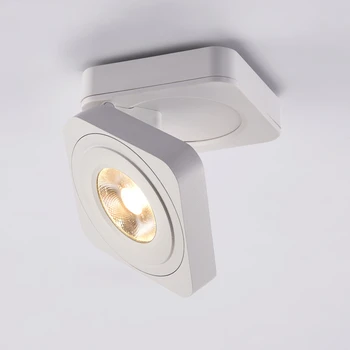 Nordic COB Lumina Track - Unghi Reglabil - Montate pe Suprafață - Mic Reflector - LED Lumina Track - Pliere Lumina Plafon