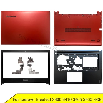 Noul Laptop LCD Jos de Caz Pentru Lenovo IdeaPad S400 S410 S405 S435 S436 Non Touch Înapoi Capacul cadrul Frontal zonei de Sprijin pentru mâini de Sus Caz Rosu