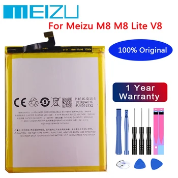 Noul Meizu 100% Original BA816 Baterie Pentru Meizu M8 M8 Lite V8 3200mAh Telefon de Înaltă Calitate Baterie Bateria În Stoc + Instrumente