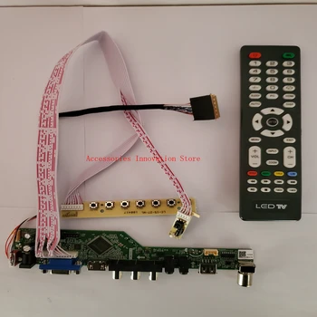 Noul Monitor TV Kit LTN173KT03-301 LTN173KT03 TV+HDMI+VGA+USB LED LCD Controller Driver Placa de 1600X900 40Pins Panou