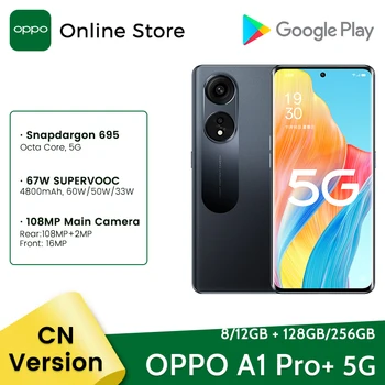 OPUS A1 Pro 5G Smartphone 8GB, 128GB Snapdargon 695 108MP Camera Principală 6.7