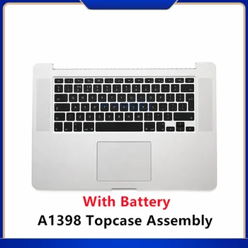 Original A1398 TopCase NE Tastatura+Trackpad+Baterie de Asamblare Pentru Macbook Pro Retina 15
