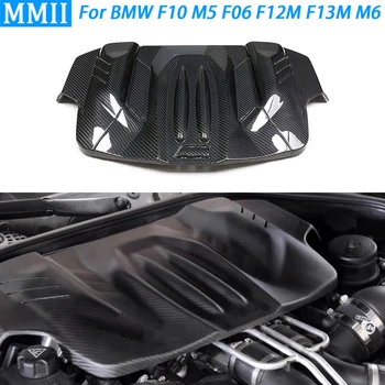 Pentru BMW F10 M5 2012-2016 F06 F12M F13M M6 13-19 Real de Înlocuire Uscat Fibra de Carbon, Capota Motorului Panoul de Acoperire de protecție Protector