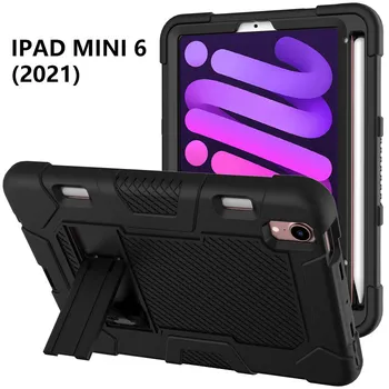 Pentru iPad mini 6 8.3 2021 ( A2568 2021) Grele Robust rezistent la Șocuri Caz Kickstand+Curea de Umar pentru iPad mini 6th Gen 2021