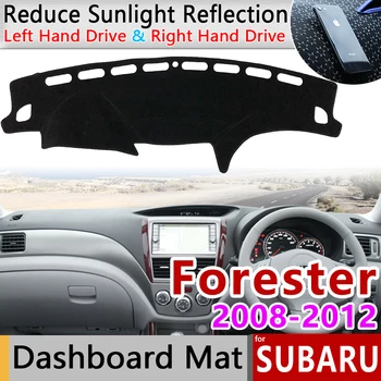 pentru Subaru Forester 2008 2009 2010 2011 2012 Anti-Alunecare Mat tabloul de Bord Acoperă Covor Parasolar Dashmat Accesorii Auto SG, SH, SJ SK
